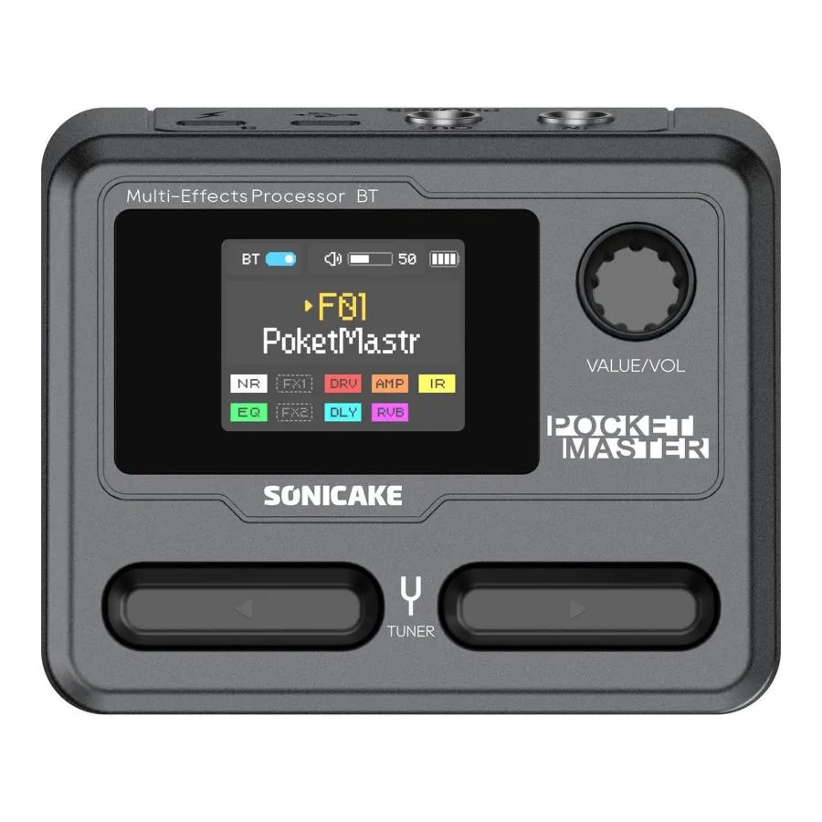 SONICAKE ソニケーキ Pocket Master QME-10 (ブラック) マルチエフェクター