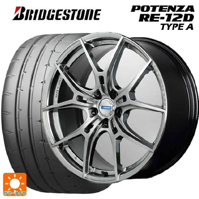 送料無料 サマータイヤホイール 4本セット 245/40R19 98W XL ブリヂストン ポテンザ RE12D タイプA 正規品 レイズ グラムライ