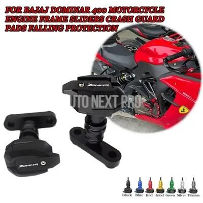 【並行輸入品】バイクエンジンフレームスライダークラッシュパッド 落下防止 bajaj dominar 400 バイク保護アクセサリー