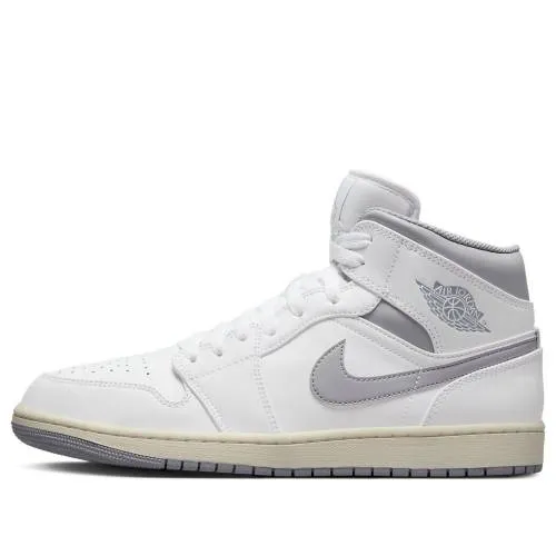 ナイキ ジョーダン ミッド 白色 ホワイト ステルス NEUTRAL GREY スニーカー メンズ JORDAN AIR 1 MID 554724-135 / WHITE STEALTH
