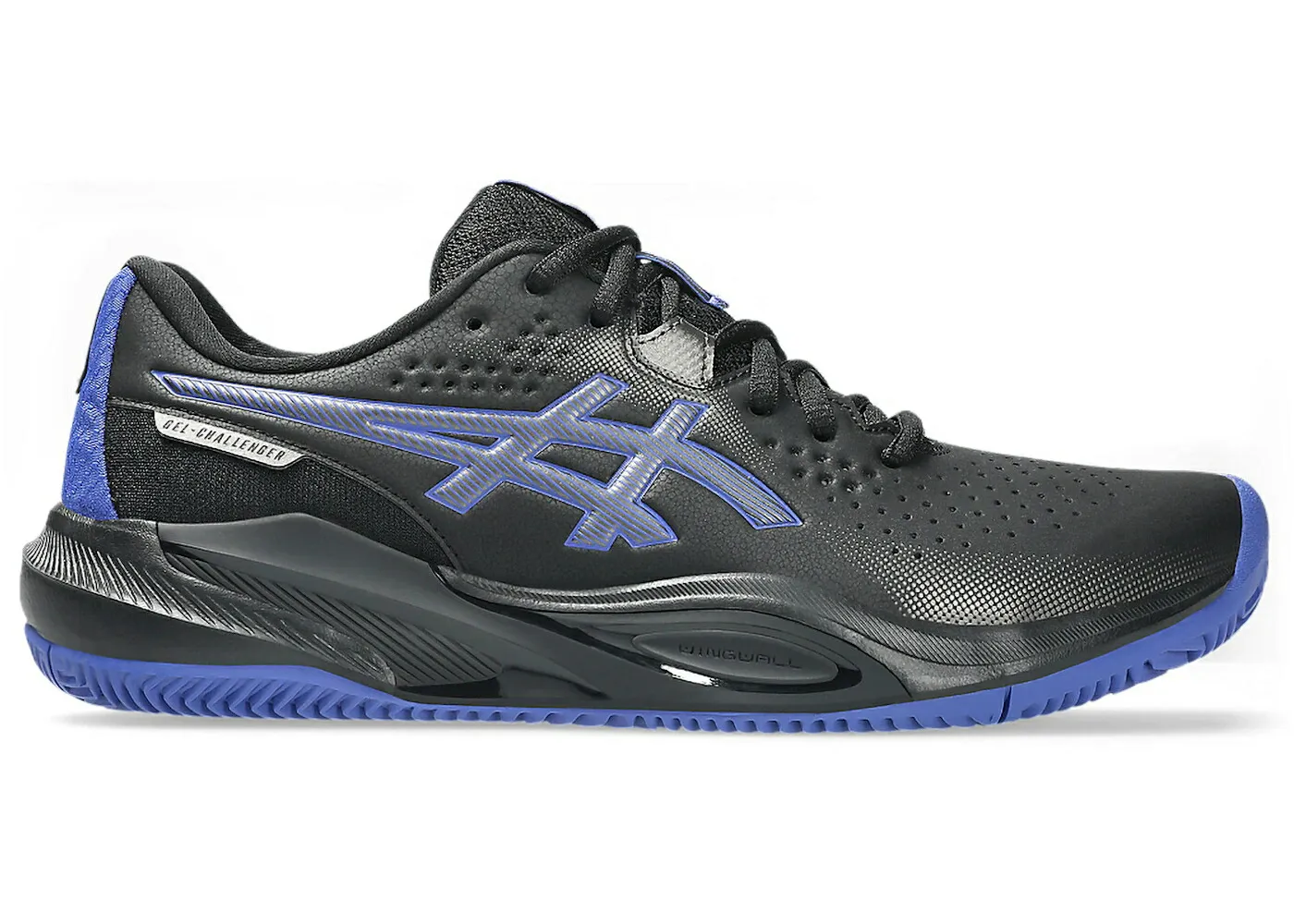 アシックス 黒色 ブラック スニーカー メンズ ASICS GEL-CHALLENGER 15 CLAY BLACK DARK COBALT / BLACK DARK COBALT