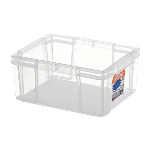 〔40セット〕 ホームコンテナー/コンテナボックス 〔HC-03A〕 クリア 材質：PP 〔汎用 道具箱 DIY用品 工具箱〕