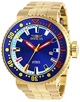 【中古】【輸入品・未使用】Invicta Men 27665 Pro Diver Automatic 3 Hand Blue%ｶﾝﾏ% Ocean Blue%ｶﾝﾏ% Red%ｶﾝﾏ% Yellow%ｶﾝﾏ% Black%ｶﾝﾏ% White Dial Watch