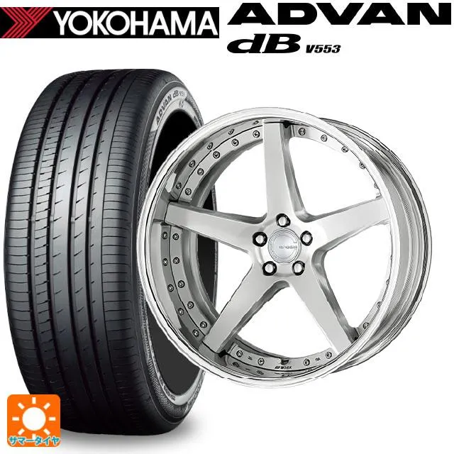 トヨタ ヴェルファイア(40系)用 245/45R20 103Y ヨコハマ アドバンデシベル V553 正規品 グノーシス CVF
