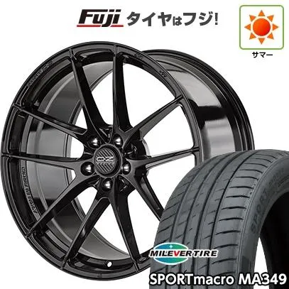 【新品国産車用 5穴114.3車】 夏タイヤ ホイール4本セット 215/50R17 ミレバー スポーツマクロ MA349（限定） OZ レッジェーラHLT 17インチ