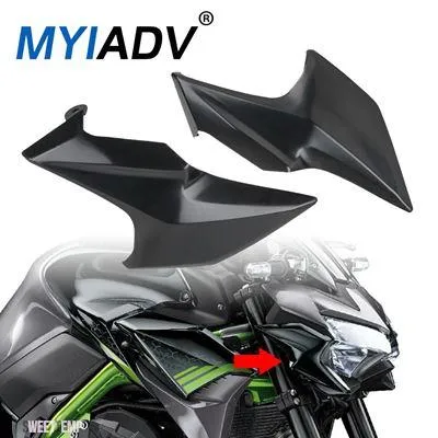 互換品 カワサキ Z900 2020 2021 2022 2023 未塗装アクセサリー ヘッドライトサイドパネルフェアリングカウルフロントサイドノーズカバー