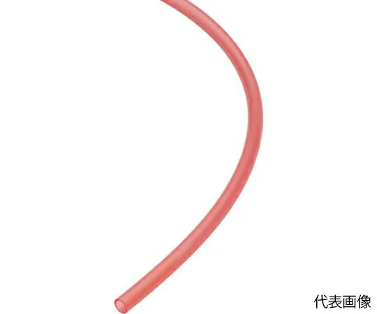 ピスコ フッ素樹脂（FEP）チューブ クリアレッド 12×10 5M SET1210-5-CR 1巻