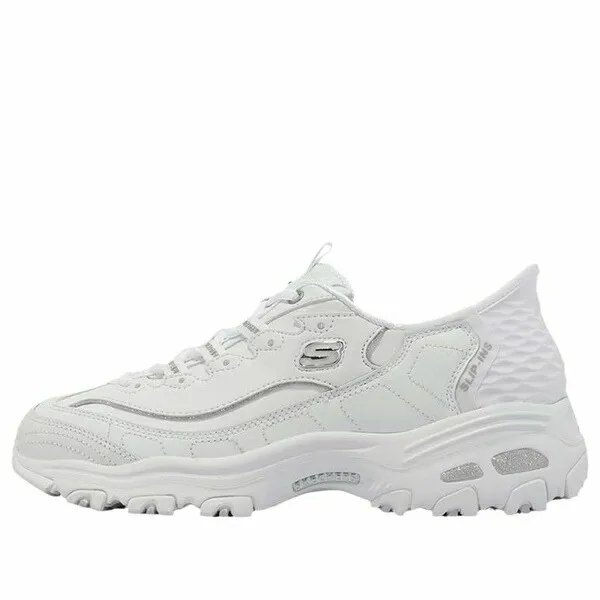 Skechers スケッチャーズ レディース スニーカー  【(WMNS) Skechers DLites White Silver 150031-WSL】  サイズ US_9(26.0cm)