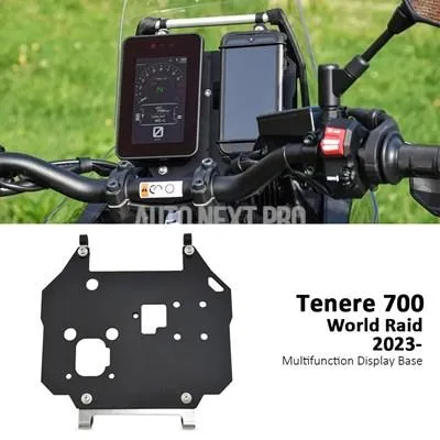 【並行輸入品】ヤマハ Tenere 700 ワールドレイド 2023 用 - GPS スタビライザーナビゲーションホルダー Tenere700 ワールドレイド多機能ディスプレイベース