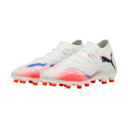 プーマ PUMA プーマ PUMA サッカー フューチャー 8 マッチ HG/AG フットボール シューズ スパイク メンズ レディース 男性 女性 大人 ハード グ （PUMAWHITE-PUMABLACK-RAVIS）