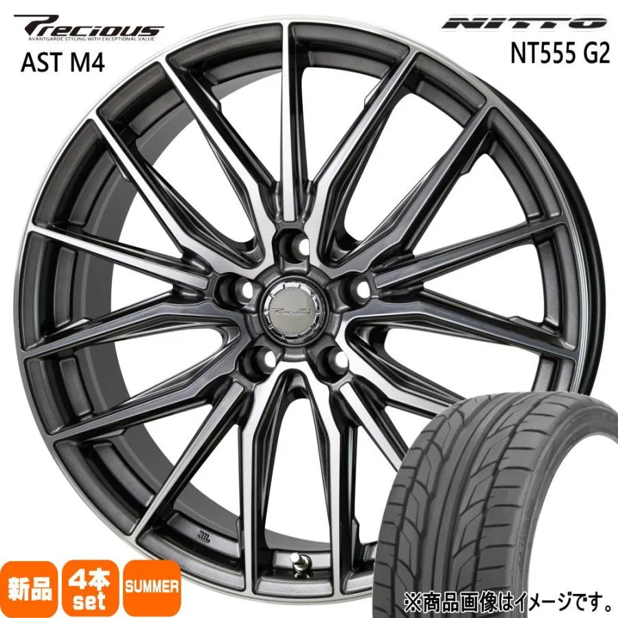 245/40R19 98Y XL ニットー NT555G2 夏用 サマータイヤ Precious AST M4 アルファード ヴェルファイア  19インチ