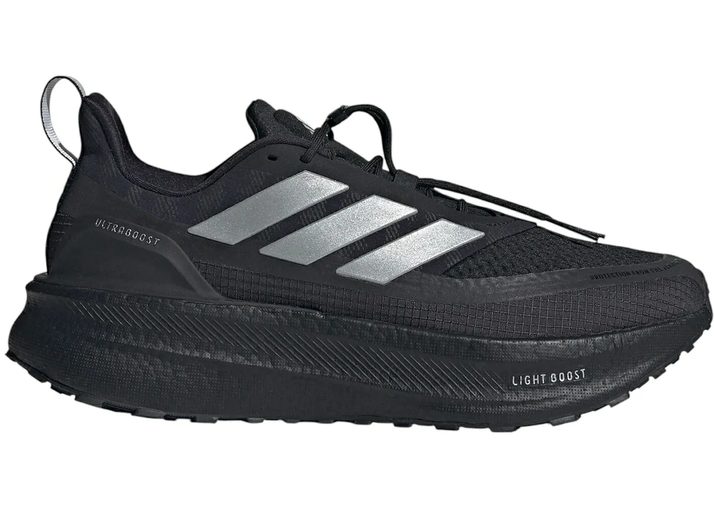 アディダス ウルトラ ブースト 黒色 ブラック 銀色 シルバー コア ウルトラブースト スニーカー メンズ ADIDAS ULTRA BOOST 5 TR BLACK SILVER METALLIC / CORE BLACK SILVER METALLIC CORE