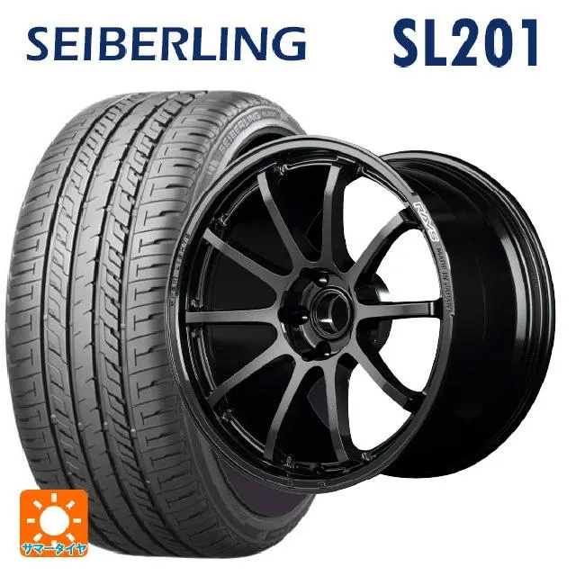 送料無料 サマータイヤホイール 4本セット 215/45R17 91W XL セイバーリング セイバーリング SL201(ブリヂストン工場生産） レイ