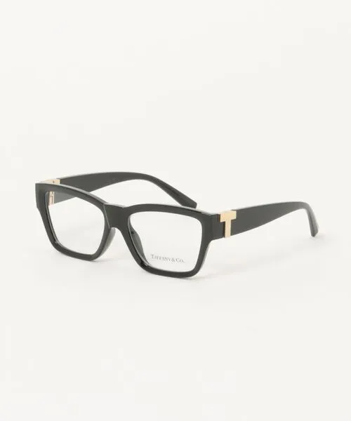 伊達メガネ メガネ 眼鏡 「ティファニー/TIFFANY＆Co.」ウェリントン メガネ TF2285U 8001 53 ブラック レディース メンズ
