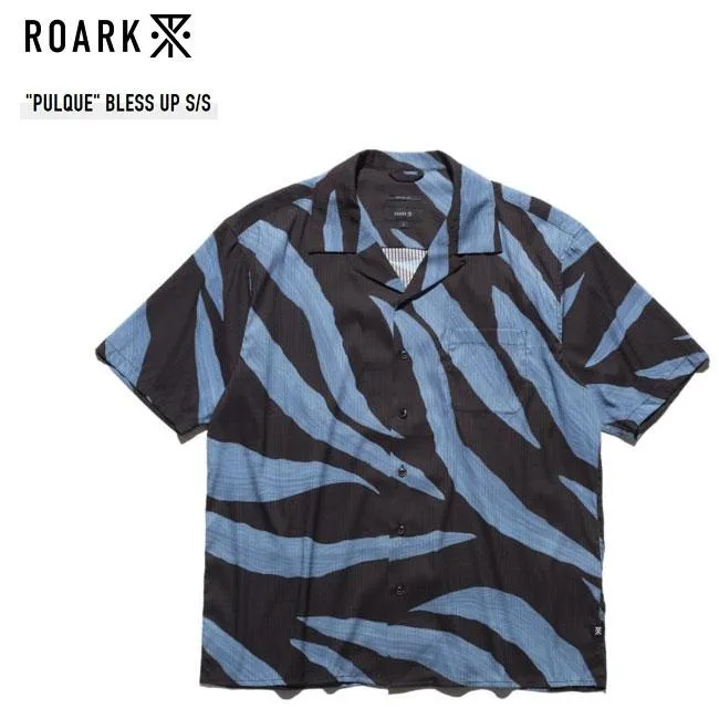 ROARK ロアーク PULQUE BLESS UP S/S メンズ 半袖シャツ 吸湿速乾 ストレッチ アウトドア 2026春夏