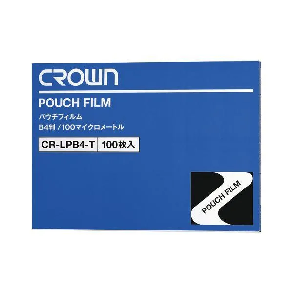 （まとめ） パウチフィルム 100枚入 CR-LPB4-T 〔×2セット〕