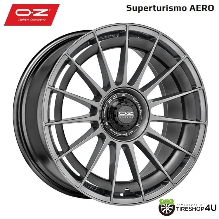 OZ SUPERTURISMO AERO 20x9.0J 5/112 +25 SG スターグラファイト 新品ホイール1本価格 【代引き不可】