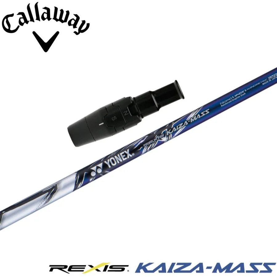 キャロウェイ用互換スリーブ付きシャフト YONEX REXIS KAIZA-MASS ヨネックス レクシス カイザ マス