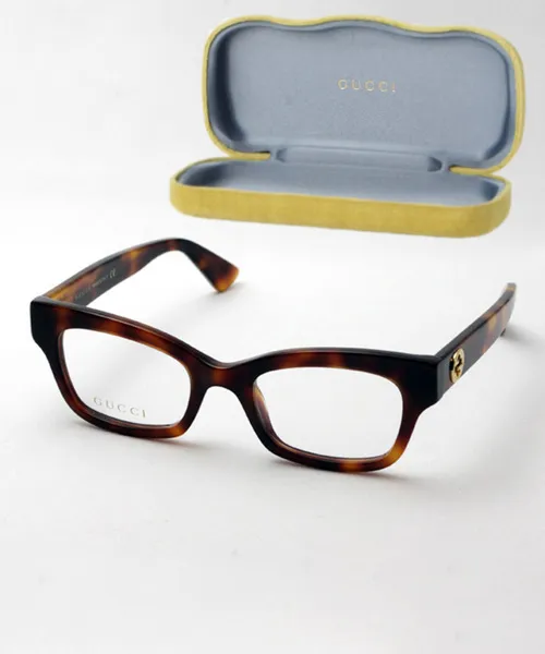 伊達メガネ メガネ 眼鏡 「GUCCI/グッチ」フォックス メガネ GG0031O 002 レディース