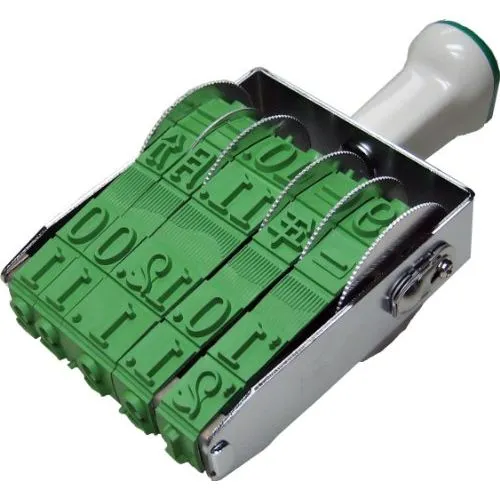 （まとめ買い）サンビー テクノタッチ回転印 欧文初号日付 TK-D00 00702711 〔3個セット〕【北海道・沖縄・離島配送不可】
