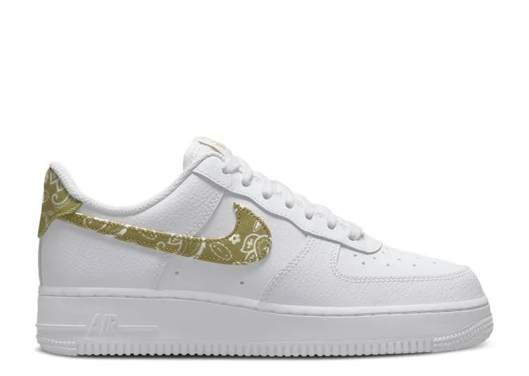 【 NIKE WMNS AIR FORCE 1 07 ESSENTIAL BARELY PAISLEY / WHITE BARELY WHITE 】 白色 ホワイト エアフォース スニーカー レディース ナイキ
