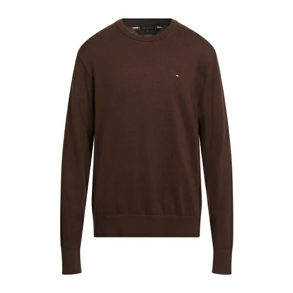 【送料無料】 トミー ヒルフィガー メンズ ニット\u0026セーター アウター Sweaters Brown
