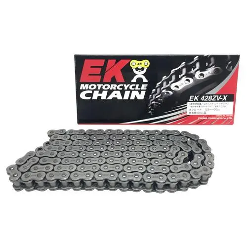 EKチェーン(江沼チェーン) ZVXシリーズ 428ZVX-140L スチール SKJ(セミプレスクリップジョイント) 428ZVX-140L-SKJ バイク チェーン