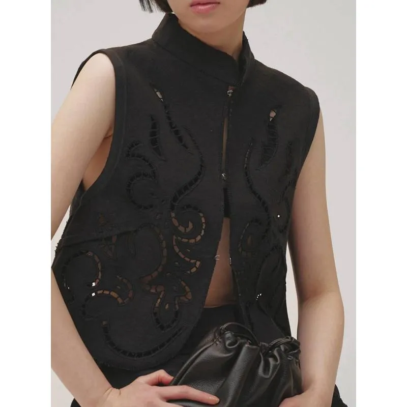 トゥデイフル TODAYFUL 2026Prefall トップス Cut Lace Twill Vest 6月下旬〜7月中旬予約 カットレースツイルベスト ベスト