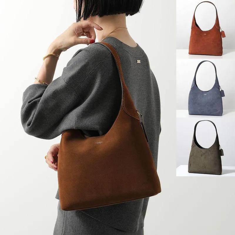 COACH コーチ ハンドバッグ BROOKLYN SB 28 ブルックリン CW637 レディース ショルダー バッグ スウェード レザー ワンハンドル 鞄