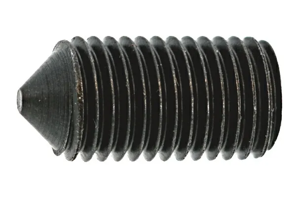 鉄(SCM435)/酸化鉄被膜 ホーローセット (とがり先・細目)<br>Ｍ６×１０ 《ピッチ＝0.75》 【 小箱 ： 1箱／500本入り 】
