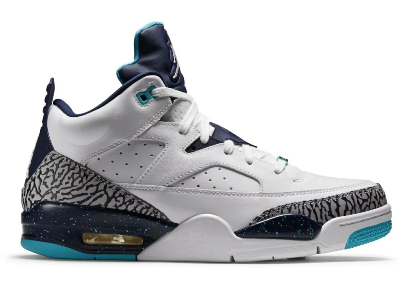 ナイキ ジョーダン ホーネッツ 白色 ホワイト 紺色 ネイビー スニーカー メンズ JORDAN SON OF MARS LOW HORNETS / WHITE WHITE MIDNIGHT NAVY