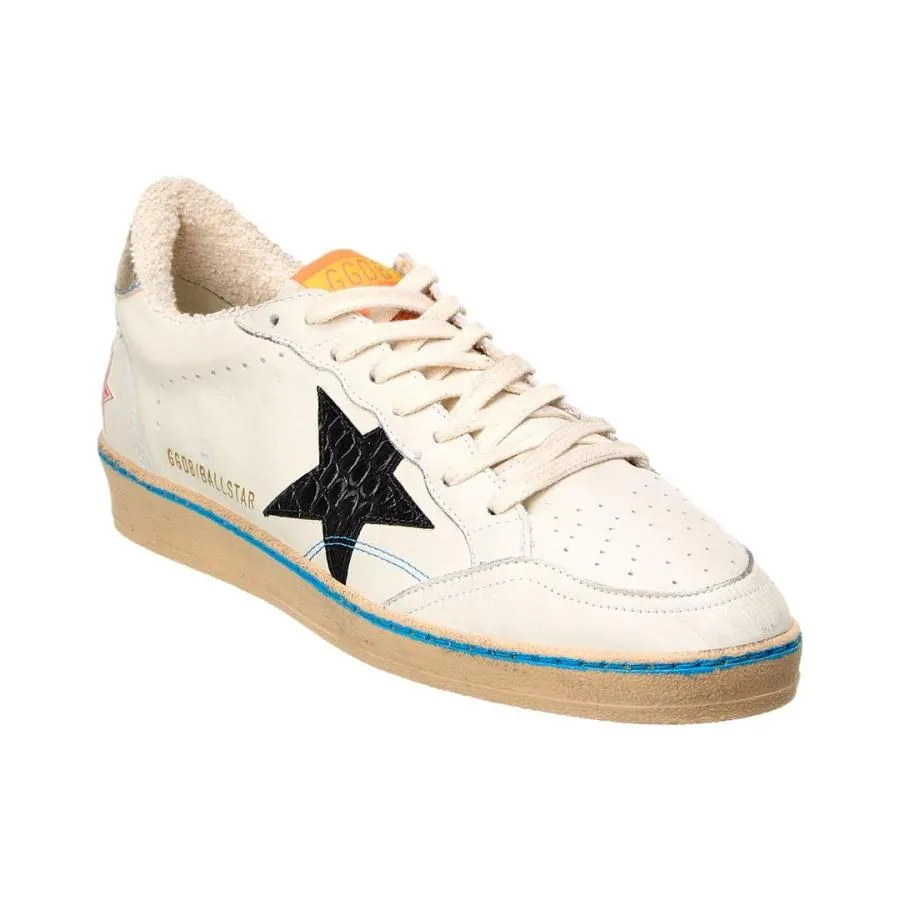 【並行輸入品】Golden Goose Ballstar Leather Sneaker, 39, White