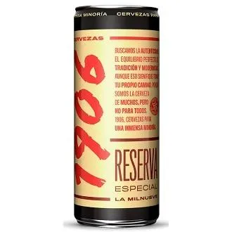 スペイン ビール spain エストレーリャ ガリシア 1906 レゼルヴァ エスペシアル 缶 330ml/24本.kn