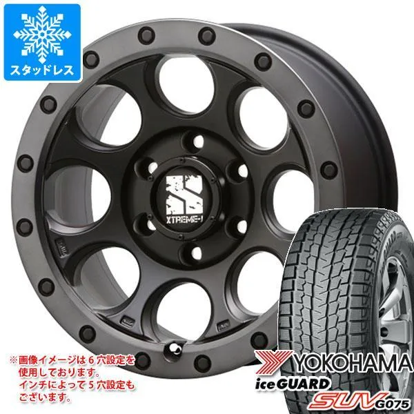 FJクルーザー 10系用 スタッドレス ヨコハマ アイスガード SUV G075 LT285/70R17 121/118Q MLJ エクストリームJ XJ03