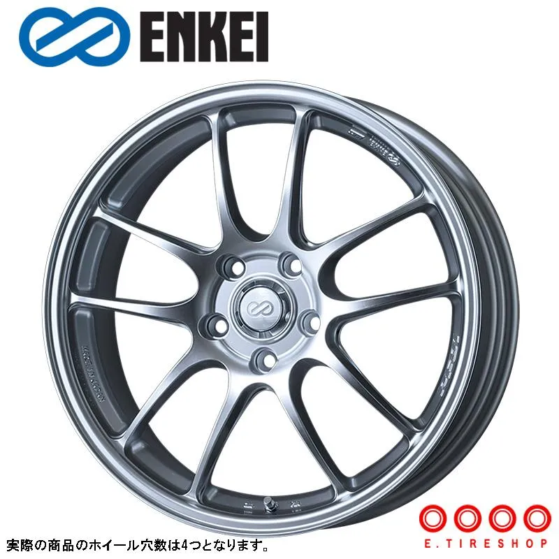 エンケイ PF01 15×7.0J PCD100 4H INSET+35 ボア径φ75 スパークルシルバー SS 15インチ ENKEI パフォーマンスライン ホイール 単品1本