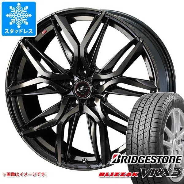 スタッドレスタイヤ ブリヂストン ブリザック VRX3 225/55R19 103Q XL レオニス LM 7.5-19