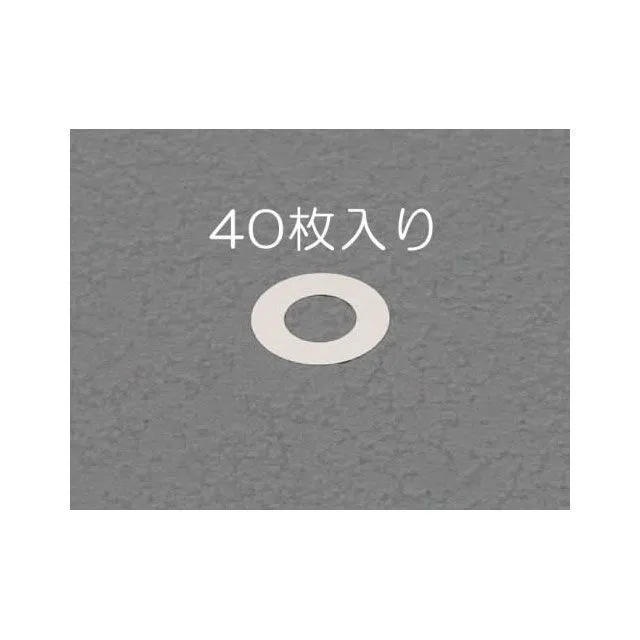 ESCO 16/22mm0.01-0.05mmシムリングセット（ステンレス/各10枚） EA440KR-40A エスコ ハンドツール