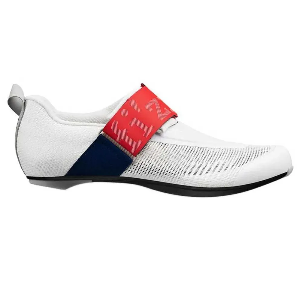 フィジーク トランジーロ ハイドラ エアロウィーブ カーボン ロード シューズ （ White/Red/Blue ） | FIZIK Transiro Hydra Aeroweave Carbon Road Shoes  [t]