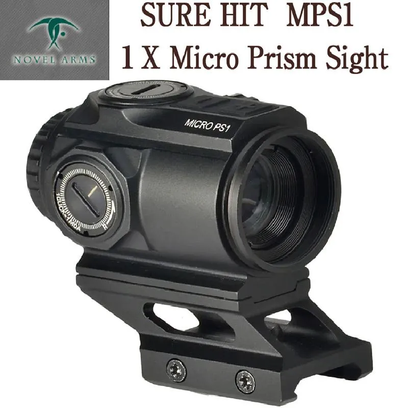 ノーベルアームズ SURE HIT MPS1（１X Micro Prism Sight） NOVEL ARMS 新商品 プリズムサイト ナイトビジョン ライザーブレード 自動消灯 小型 軽量