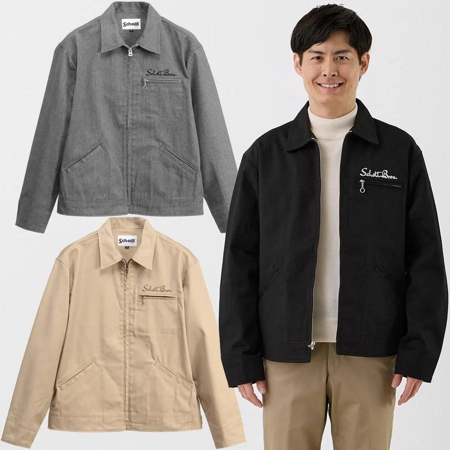 ショット TC ワークジャケット 3112055 7825952001 Schott TC Work Jacket ワーク ジャケット カツラギ コットン ブルゾン メンズ 父の日 ギフト プレゼント
