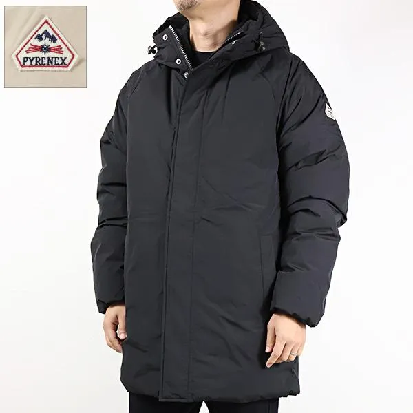 PYRENEX ピレネックス ダウンジャケット SPARK Down Jacket スパーク HMY025 P0009 メンズ アウター フード付き ミディアム丈 ロゴ