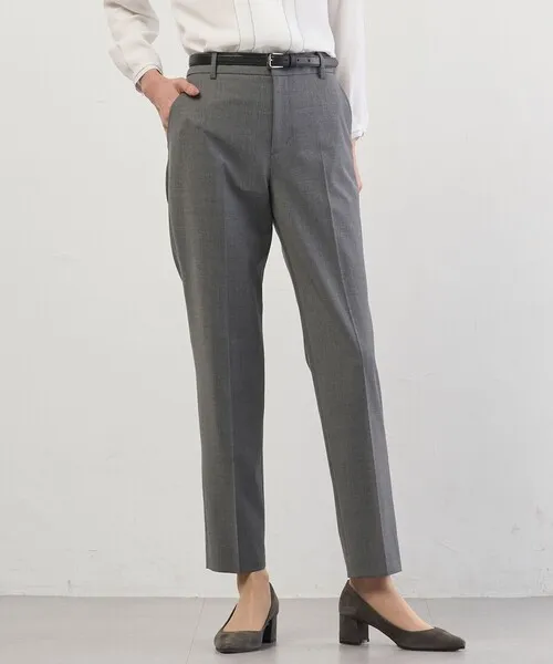 パンツ 「セットアップ対応」BAHARIYE SOLID テーパードパンツ レディース