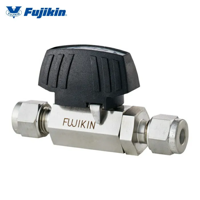 フジキン Fujikin PUBV-94-10-V ステンレス鋼製3.92MPa V-Lok継手付ボール弁 (1個)