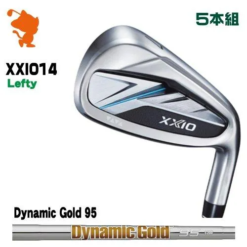 DUNLOP 26 XXIO 14 Lefty IRON ダンロップ ゼクシオ14 レフティ アイアン 5本組 Dynamic Gold 95 ダイナミックゴールド メーカーカスタム