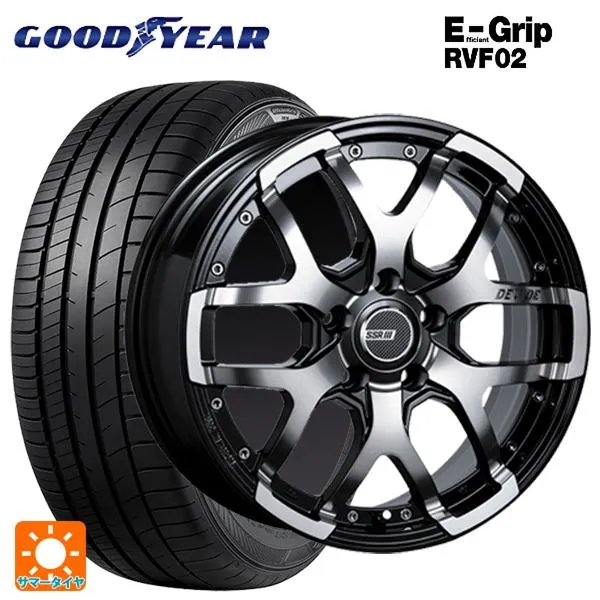 トヨタ ノア(90系)用 205/55R17 95V XL グッドイヤー エフィシェントグリップ RVF02 SSR ディバイド ZS