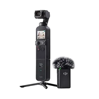 【中古】DJI Pocket 2 Creatorコンボ 3軸ジンバル スタビライザー 4Kカメラ、11.7インチCMOS 64MP写真 フェイス トラッキング YouTubeVlog用動画撮影 And