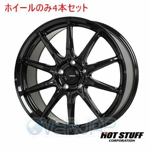4本セット HOT STUFF G.speed G-05 メタリックブラック (MBK) 18インチ 7.0J 114.3/5 48 ヤリスクロス MXPB15