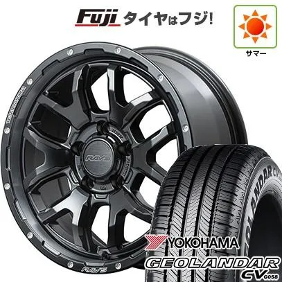 【新品国産車用 5穴114.3車】 夏タイヤ ホイール4本セット 245/65R17 ヨコハマ ジオランダー CV G058 RAYS レイズ デイトナ F6ブースト 17インチ