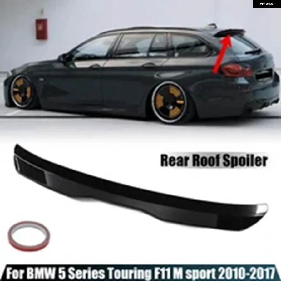 並行輸入品 リアルーフスポイラー トランク ウィング ブーツ カバー BMW 5シリーズ F11 535I ツーリング Mスポーツ 2010-2017 カー スタイ