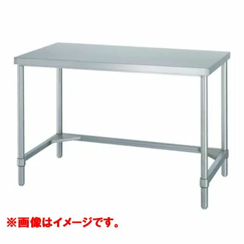 業務用/新品 シンコー アジャスト付･三方枠仕様 作業台 奥行：750mm 型式：WTN-18075/送料無料【組立式】